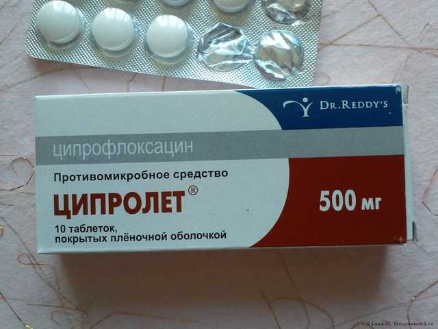 Антибиотик Ципролет: побочные действия, отзывы врачей о таблетках